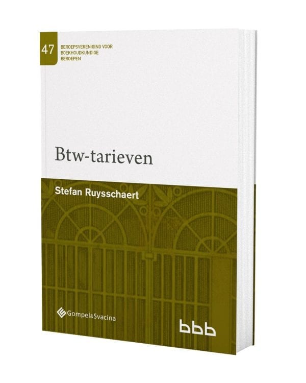 Reeks Beroepsvereniging voor Boekhoudkundige Beroepen (BBB) Btw-tarieven