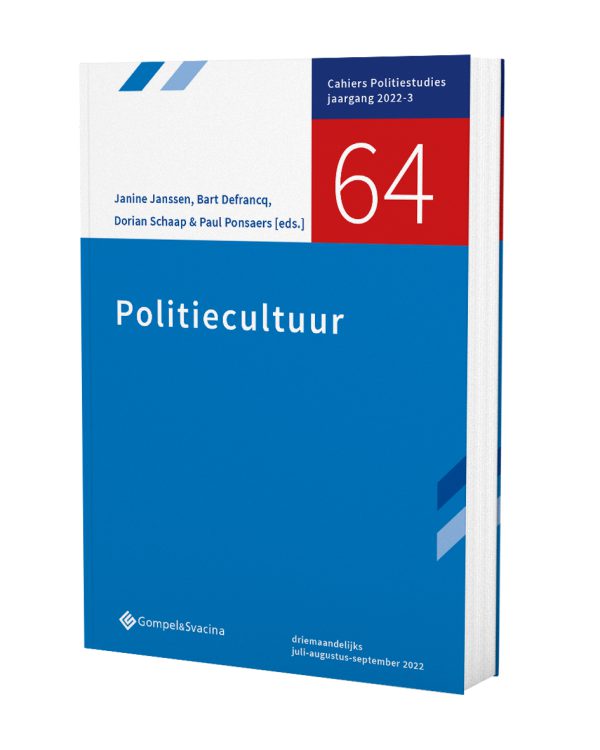 Cahiers Politiestudies 64-Politiecultuur